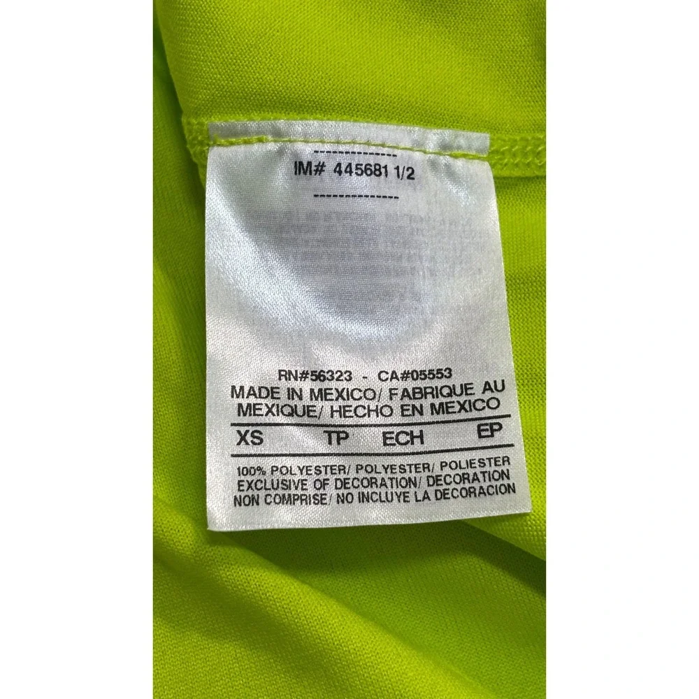 Jordan Mens Dri-FIT Training Shirt XS Lime Neon Jumpman 2014 Nike 465072-331 NWT